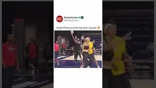 Angel Reese practicing open layups 😂🔥 #nba #wnba #funny #viral #shorts #fyp #kaicenat
