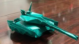 Origami Apex battle tank by Jayson Merrill