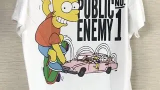 off white Simpson T shirt