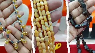 Butter Scotch Beads🔥🔥|| Amethyst Beads 🔥🔥|| American Diamonds 🔥🔥 || Mibah Collections