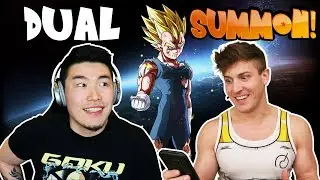 300 STONES! LR MAJIN VEGETA & MIGHTY MASK DUAL SUMMONS | DBZ Dokkan Battle