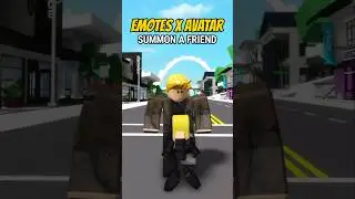 EMOTES UGC X AVATAR (SUMMON A FRIEND) In Brookhaven #shorts