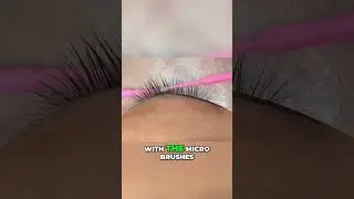 Clean Lash Techniques  Pro Tips for Perfectly Maintained Lashes #shorts