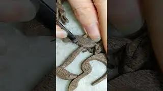 calligraphy art and butterfly🦋 #calligraphycarving #carving #woodcarvingtutorial