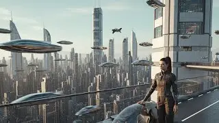 Dubai  Vision in 2050 Flying Dubai 4K Exploration of Future 