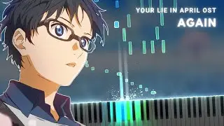 Again from Your Lie in April | Piano tutorial
