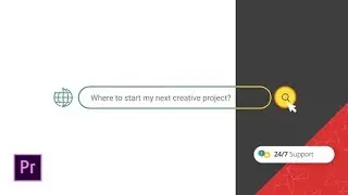 Premiere Pro Template: Quick Search Logo Reveal + Free Font