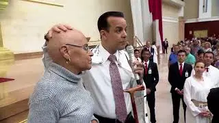 Ela acreditou no milagre e foi curada
