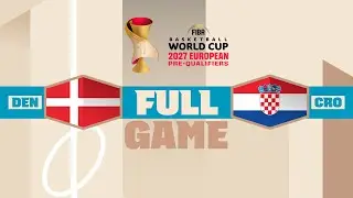 Denmark v Croatia | Full Basketball Game | FIBA Basketball World Cup 2027 European Pre-Qualifiers