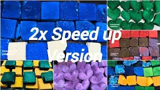 2x Speed up | Crispy colorful gym chalk edit compilation | Oddly Satisfying | ASMR |  Satisfying