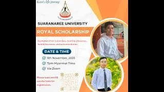 Suaranaree University Royal Scholarship in Thailand