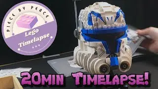 Timelapse: Building Lego Captain Rex Helmet #75349