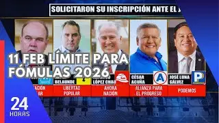 JNE: &ldquo;11 de febrero ser&aacute; fecha l&iacute;mite para publicar f&oacute;rmulas presidenciales y listas de candidatos&rdquo;