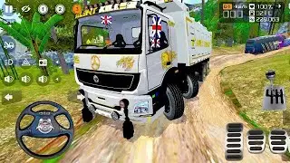 💥 Bharat Benz Full Stones Loaded Transport 🚛| Over Loaded Big Dumper Truck Driving 🎉😀