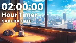TOKYO SAKURA CAFE – 2 Hour Daytime Study Lofi | Calm Focus