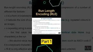 Run Length Encoding (RLE) #runlengthencoding #rle #computer #igsce #runlength #olevel #shorts #viral