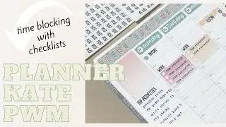 using stickers in an unconventional way | PlannerKate checklist options
