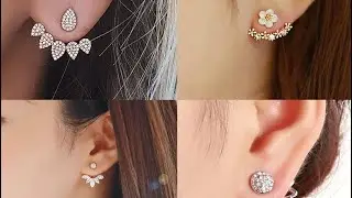 front back earrings designs || new fashion most amazing and trendy earrings designs