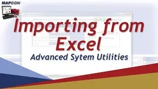 Importing From Excel  -MAPCON CMMS