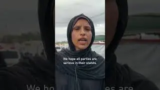 Displaced people of Gaza react to ceasefire announcement
