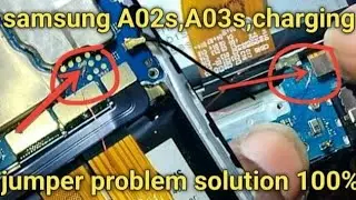 Samsung A02s,A03s,A03 charging jumper problem solution|| Samsung A02s charging solution 💯%✓working