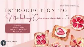 LSPR final exam introduction to marketing communication | E-Learning 9A
