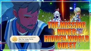 The Missing Miner Hidden Quest And Achievement Underground Waterway The Chasm Genshin Impact
