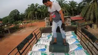 taucu ajar saya buka canvas trailer kargo 4axle