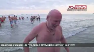 1,500 People Gather on the Lido Beach for the Hibernians' New Year's Eve Dive | January 2, 2026