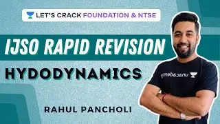 Hydrodynamics | Physics | IJSO Rapid Revision | IJSO 2020 | Rahul Pancholi