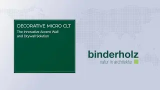binderholz DECORATIVE MICRO CLT
