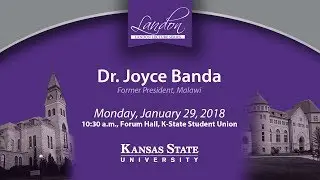 Landon Lecture | Dr. Joyce Banda