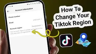 How to Change Your TikTok Region | How to Change Country location on Tiktok |Change Region on Tiktok
