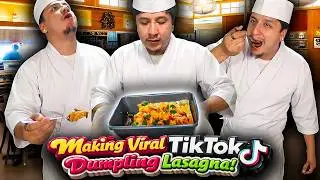 Making Viral TikTok dumplings lasagna *GOOD ASF* 