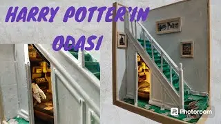 HARRY POTTER'S UNDER STAIRS ROOM DIORAMA (HARRY POTTER'IN MERDİVEN ALTI ODASI)