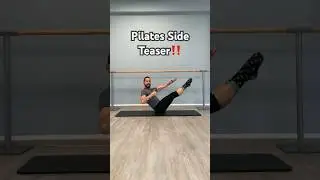 Pilates Side Teaser!#pilates #exercise #fitness #workout #pilatesteacher #pilatesworkout