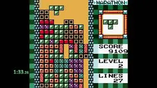 Tetris DX (100 lines from level 0) - 4:03