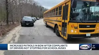 Patrols increased in Bow to crack down on drivers who don't stop for school buses