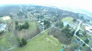 wind turbine from backyard