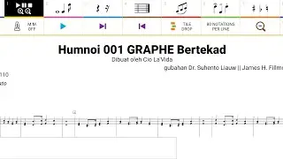 Instrumen - Humnoi 001 - GRAPHE Bertekad || gubahan Dr. Suhento Liauw || James H. Fillmore 1896