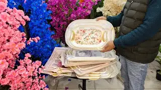 3 piece tray set collection