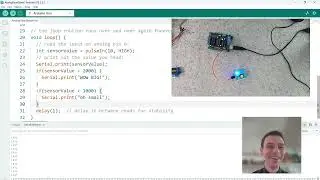 Arduino Robot 4: Using if statements to check if bigger than threshold