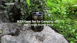 IKEA Hobo Stove & Cook Set for Camping with Trangia Alcohol Stove - DIY