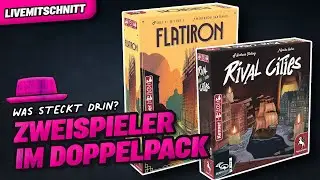 FLATIRON & RIVAL CITIES - Brettspiel - Unboxing