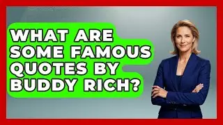 What Are Some Famous Quotes By Buddy Rich? - Jazz Music Legends
