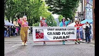 2018 Rose Festival Grand Floral Parade Portland Oregon
