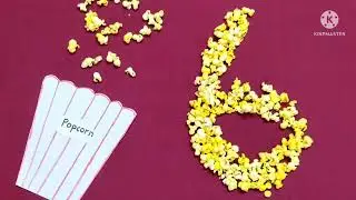 Popcorn theme| 6 month theme baby photography ideas| 6 month theme| Baby photoshoot ideas at home