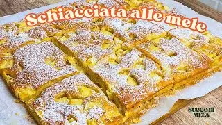 Schiacciata alle Mele| la ricetta del dolce per la colazione che amerai!