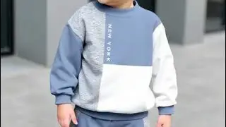 SHEIN 2pcs Baby Boy Color Block Letter Print Crew Neck Long Sleeve Top And Pants Casual Outfit 600+
