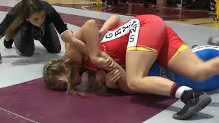 2017 Mcmaster Open WW55kg Chelsey Sicard (Guelph) vs Esemee Hotson (Guelph)
